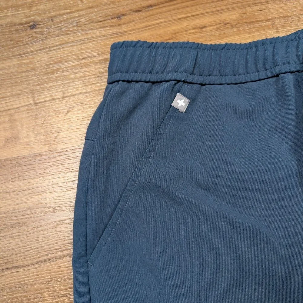 FIGS Tansen Jogger Scrub Pants Large Blue Technical Collection Medical